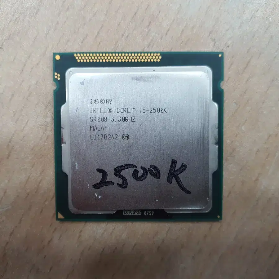 인텔 2세대 i5 2500K CPU 쿨러별도