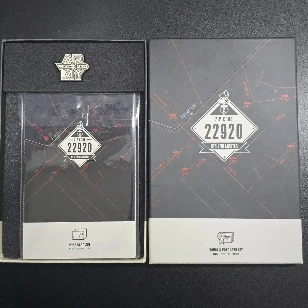 방탄 머스터2기 뱃지 포스트카드세트 BTS 2nd muster set