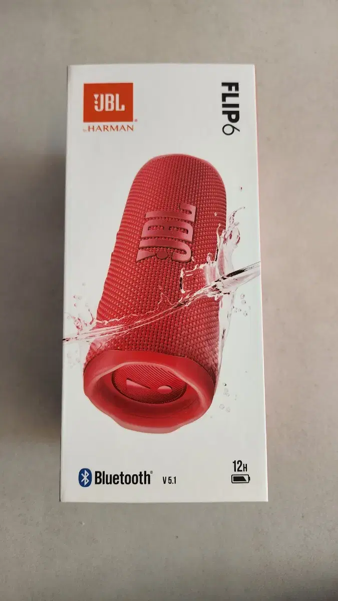 jbl flip6 블루투스 스피커 레드(미개봉)