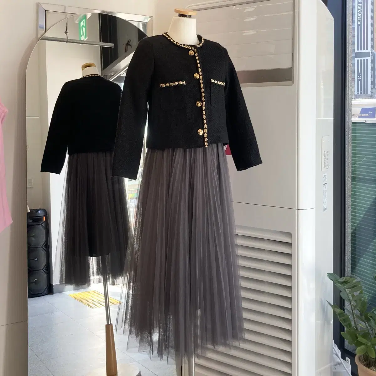 쉬폰 스커트 Size S(55) Skirt