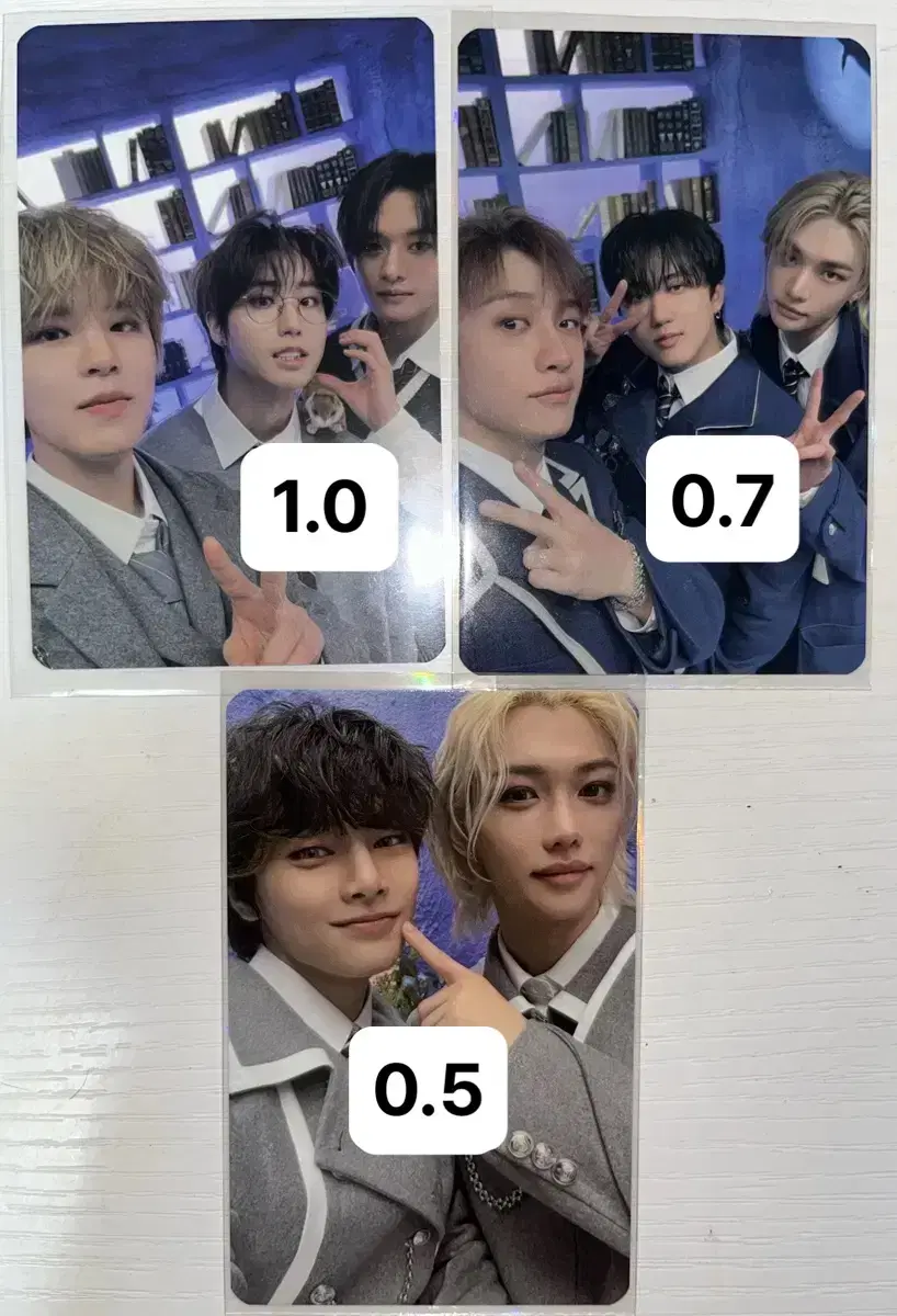 스키즈 매직스쿨 팝업 승민/한/리노/방찬/현진/아이엔/필릭스 유닛포카