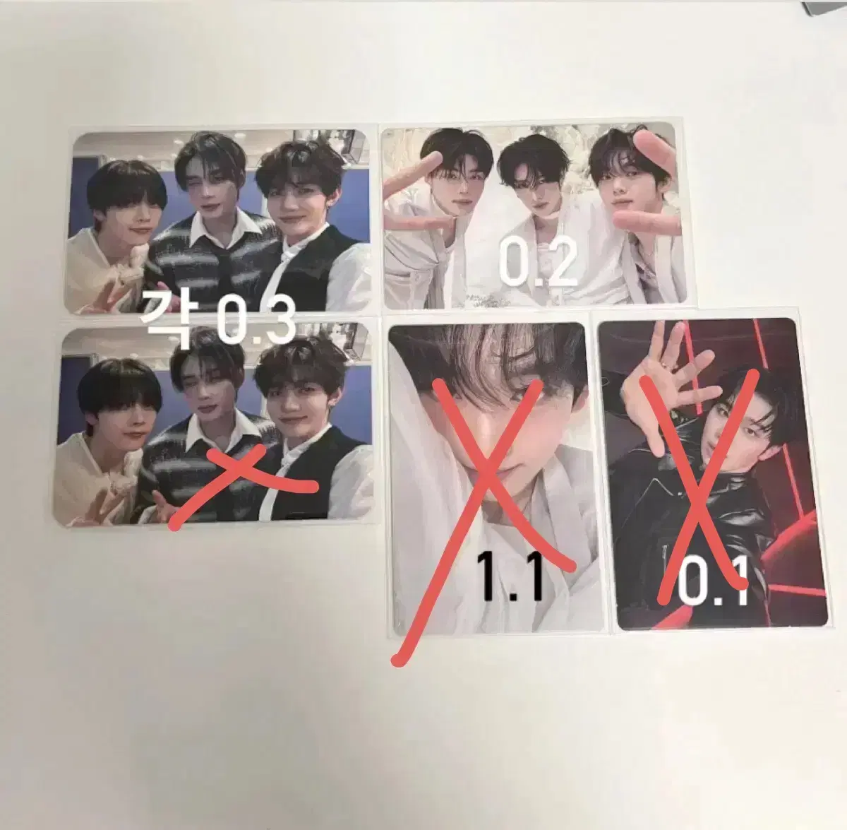 제로베이스원 제베원 블루파라다이스 앨범포카 장하오 한유진 리키 하이드포카