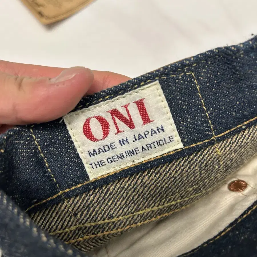 [W33 L34] ONI DENIM 시크릿 오니데님 676ZR 20온즈