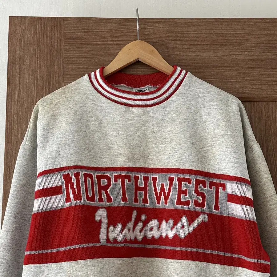 VARSITY USA NORTHWEST 레터링 모크넥 스웻셔츠 L