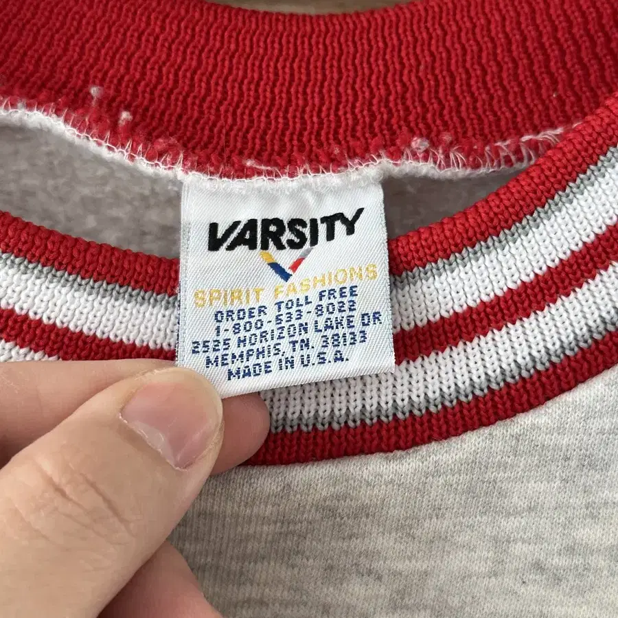 VARSITY USA NORTHWEST 레터링 모크넥 스웻셔츠 L