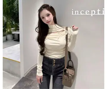 Lumignon 리본 크림 탑