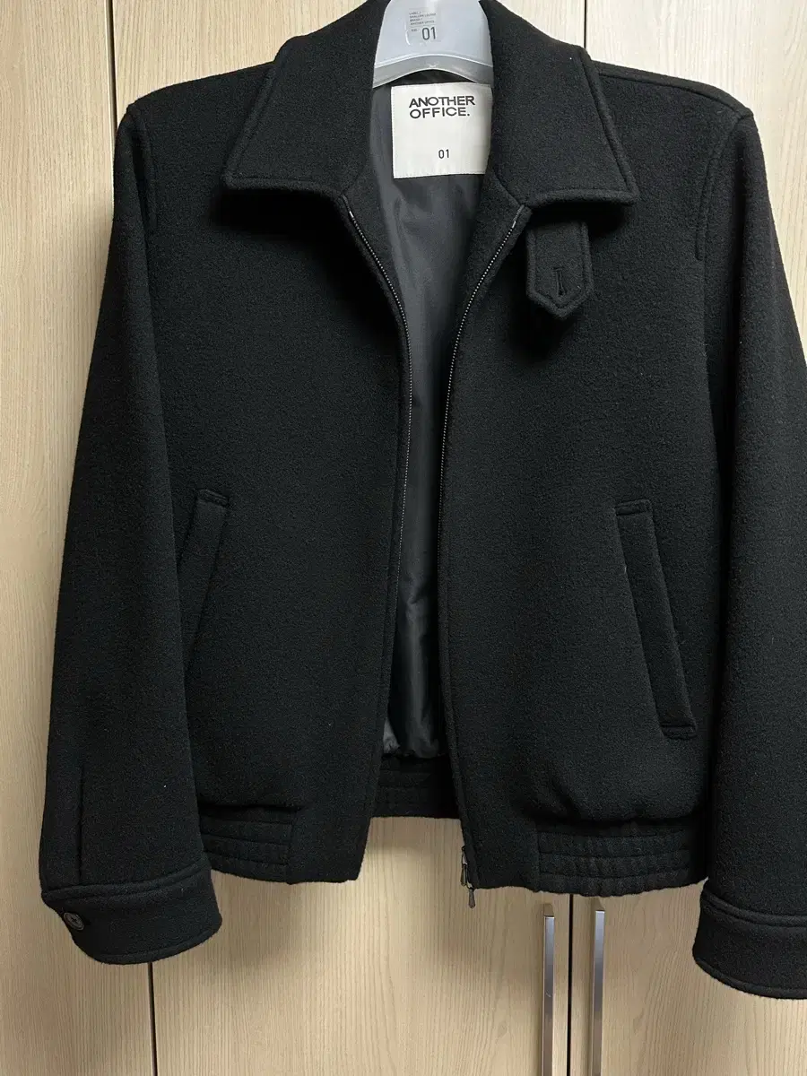Another Office Volume Blouson Black Size 01