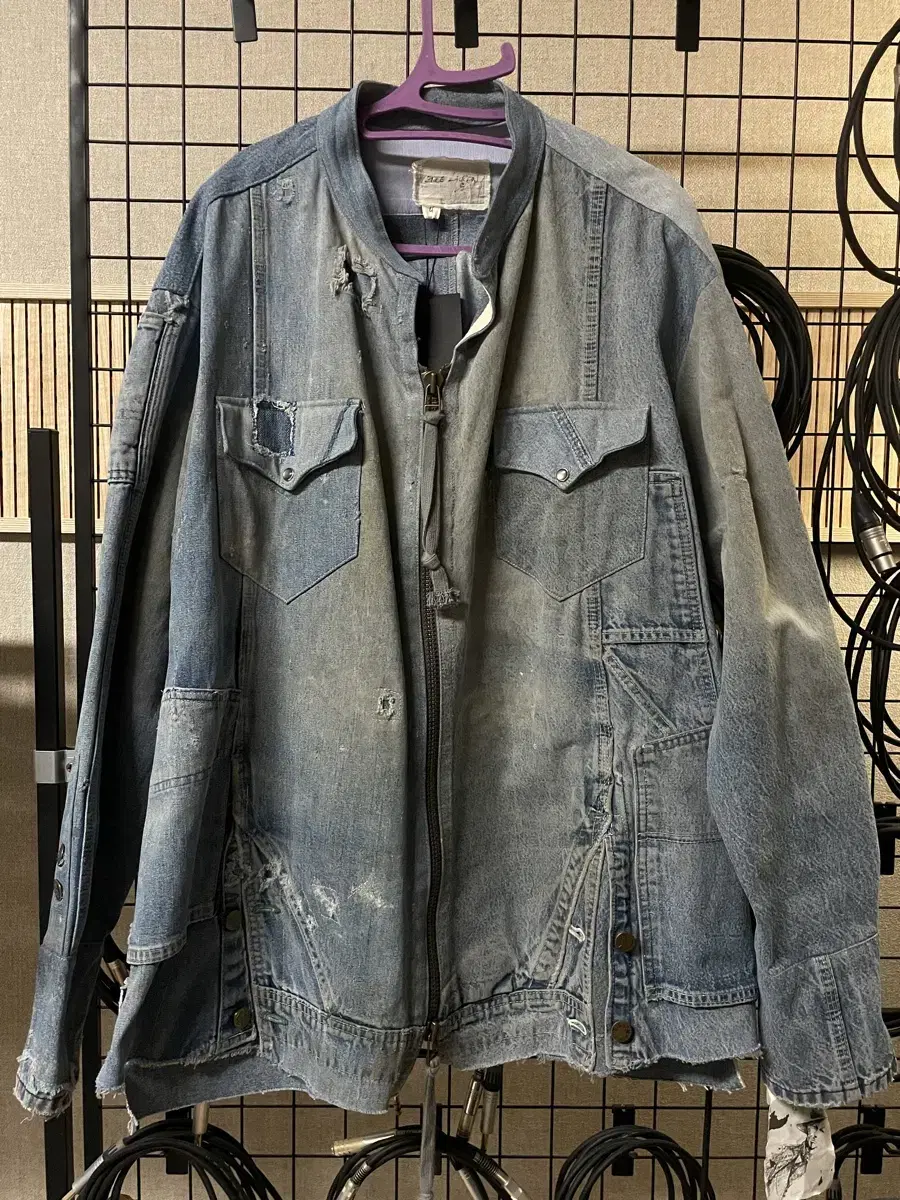 그렉 로렌 greg lauren  데님 자켓 판매합니다.