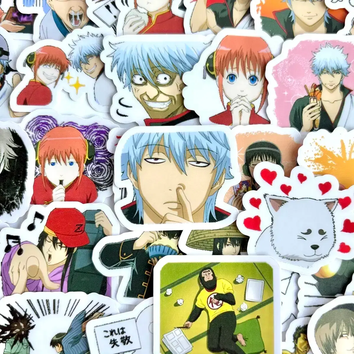 Gintama Statue sticker, 40-piece set