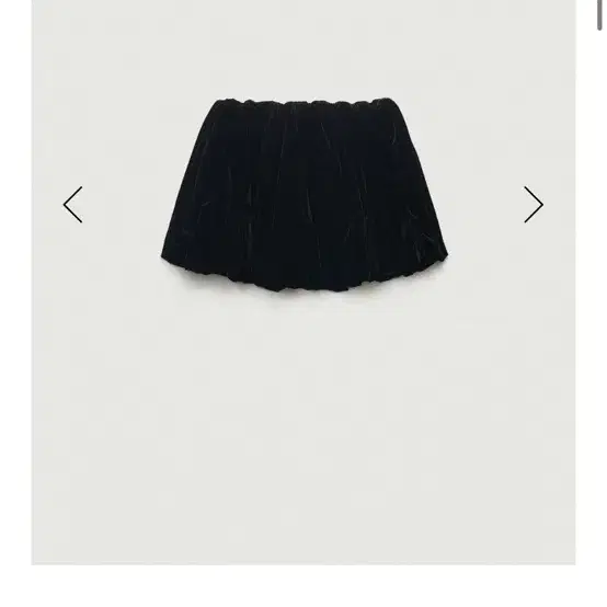 더바넷 Black Velvet Puffball Mini Skirt