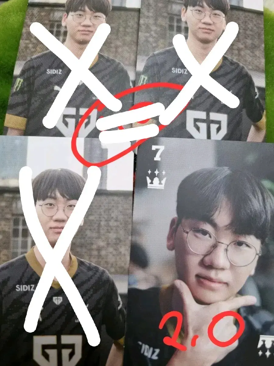 (가격인하)lck 도란 최현준 포카 판매 양도 doran
