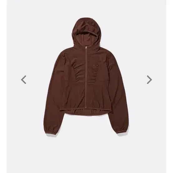 MSCHF 미스치프 HOODED WAFFLE ZIP-UP-BROWN