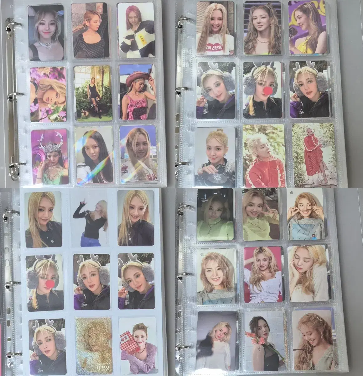 소녀시대 효연 포카 36장 오지지 시그 포춘 특전 포토카드 키트 굿즈