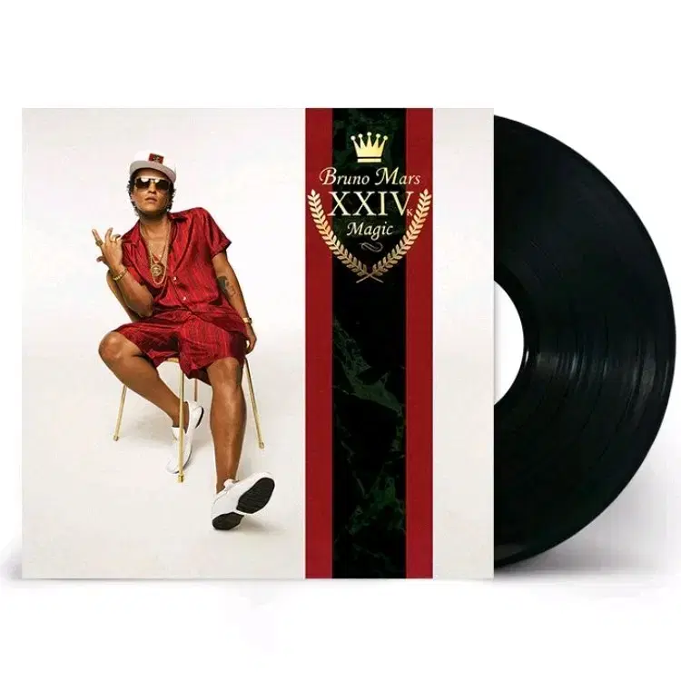 Bruno Mars 브루노 마스 3집 24K Magic 블랙반 LP