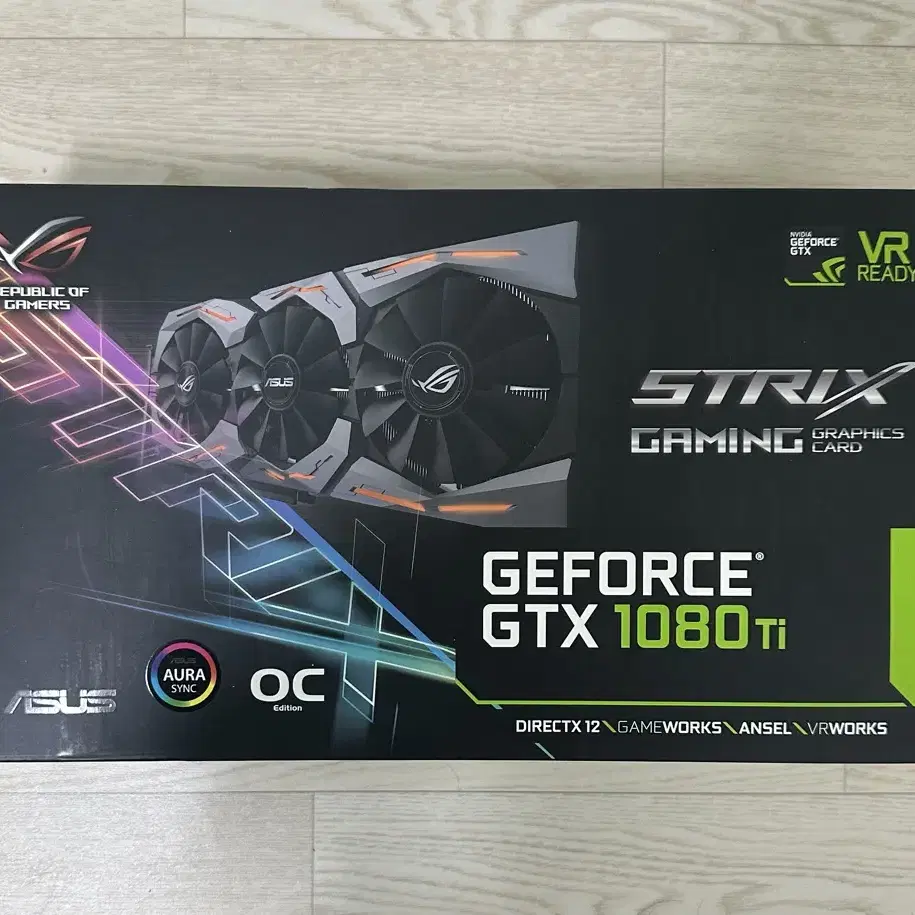 ASUS STRIX GTX1080TI 판매합니다