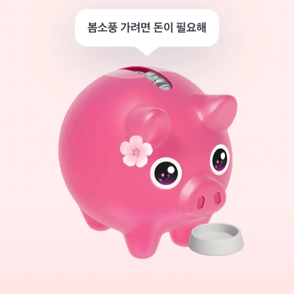 토스 돼지 먹이주시면 500원 드려요!