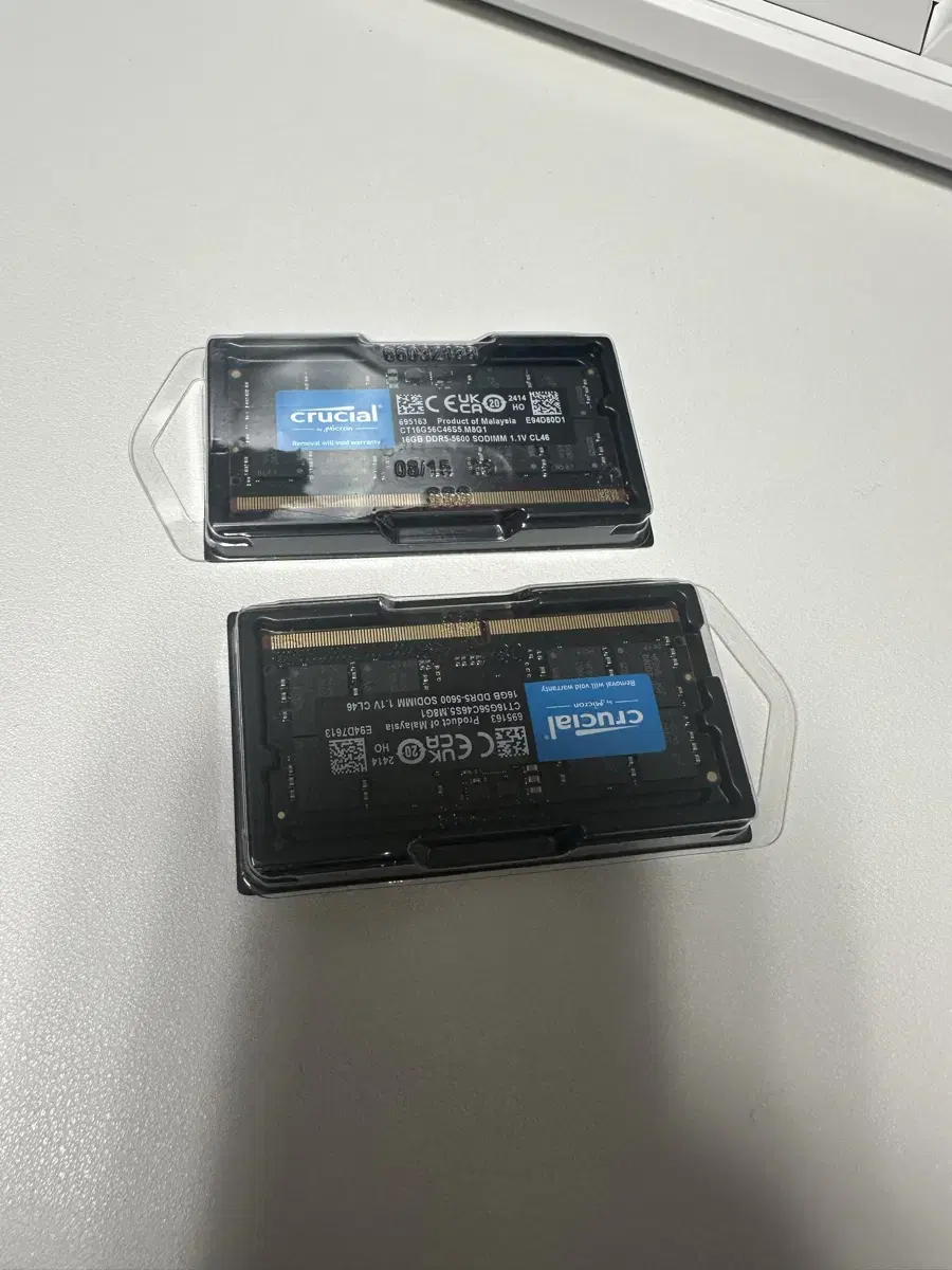 Crucial RAM DDR5 16g 5600MHz 2개