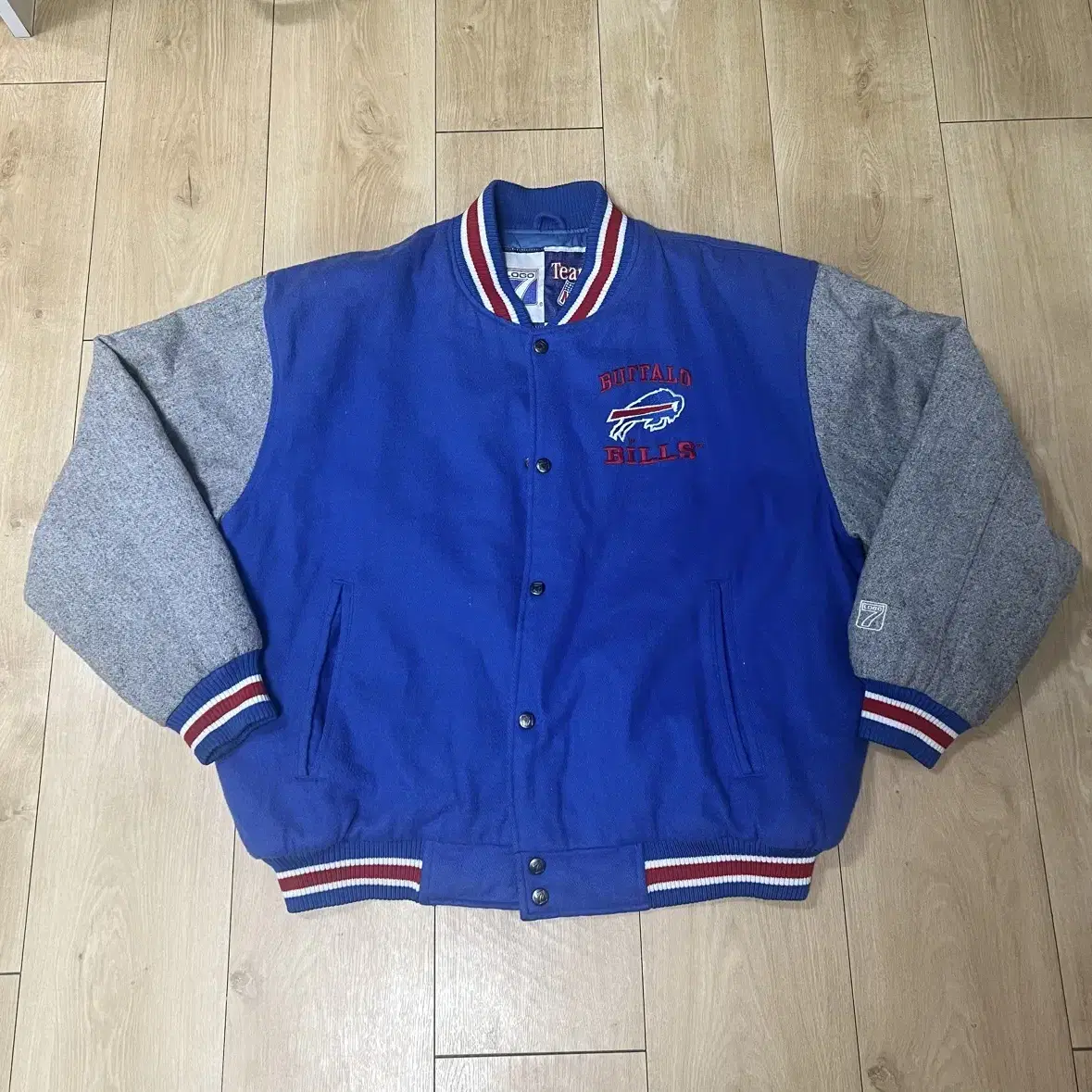 90s NFL 버팔로빌스 울자켓 wool jacket