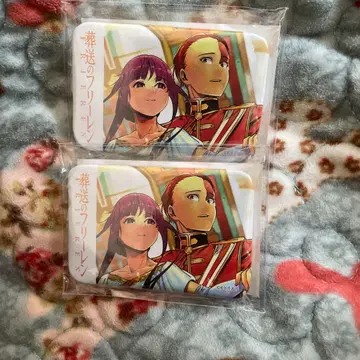 원화 캔뱃지 장송의 프리렌 스퀘어 캔뱃지 팝업