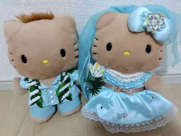 하와이 카할라 호텔 한정판 웨딩 키티 다니엘 봉제 인형 레어