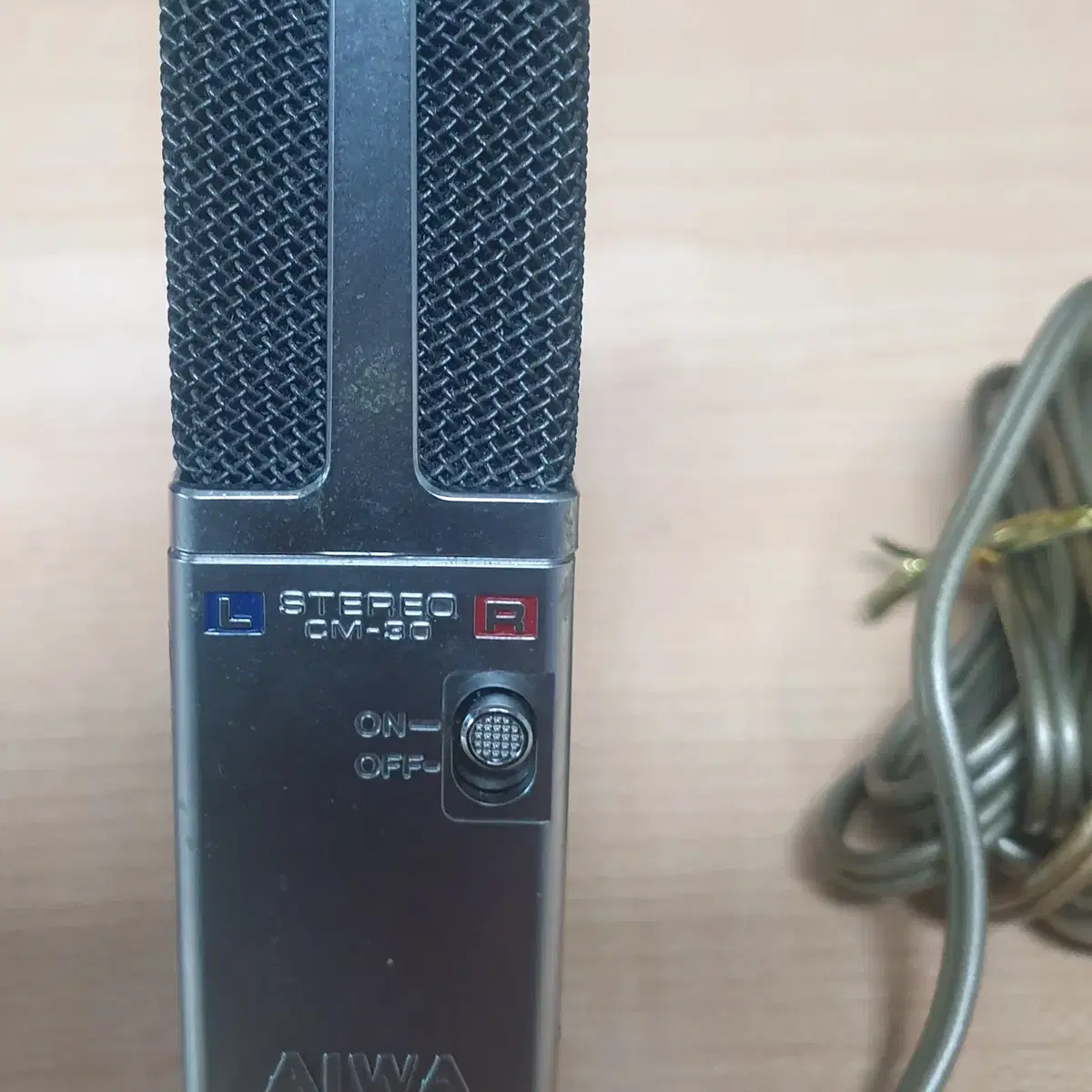 빈티지 AIWA CM-30 미니 스테레오 마이크