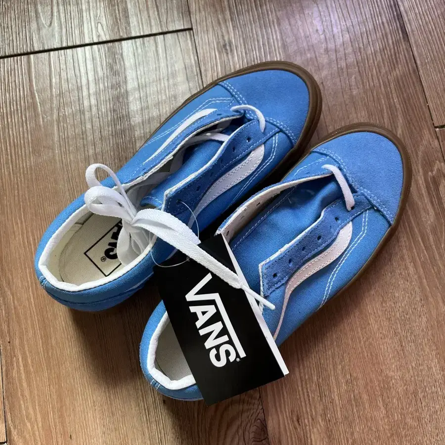 <완전 새상품> VANS 스타일36 검블루 230