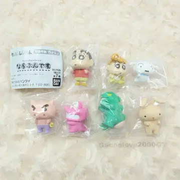 짱구는 못말려(크레용 신짱) 나란히 세요. 전 7종 컴플리트 가챠