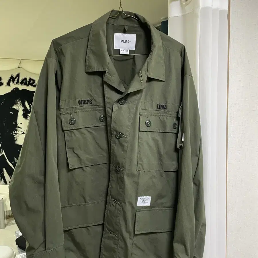 [L]wtaps 18ss 정글셔츠 올리브