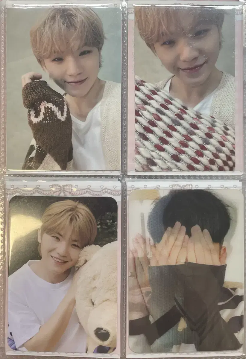 우지 탈덕 처분)세븐틴 우지 핑크 바인더 탈덕 일괄 처분 3