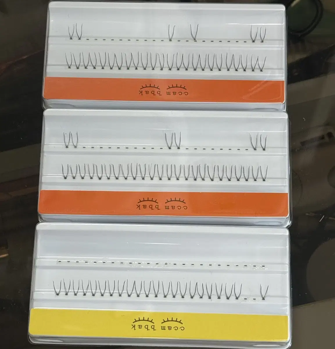 깜빡속눈썹 1기둥 thick 띠크 10mm, 11mm