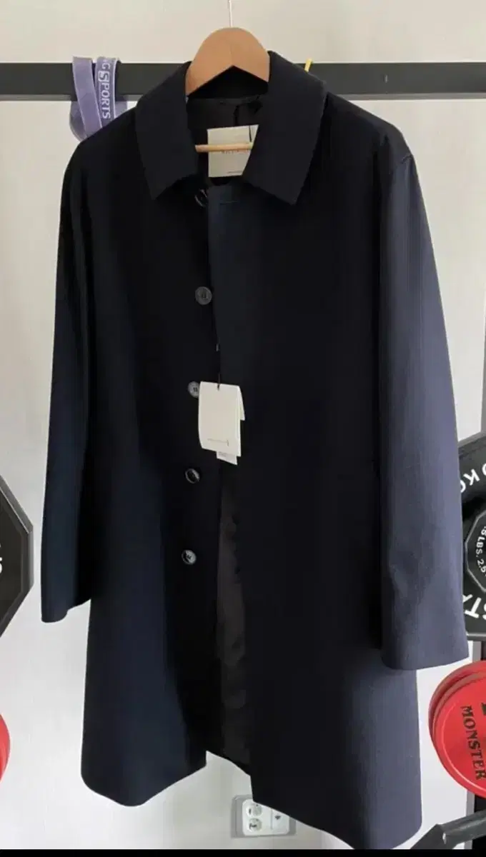 Macintosh Loro Piana Wool Storm System Coat (Dark Navy / 42)