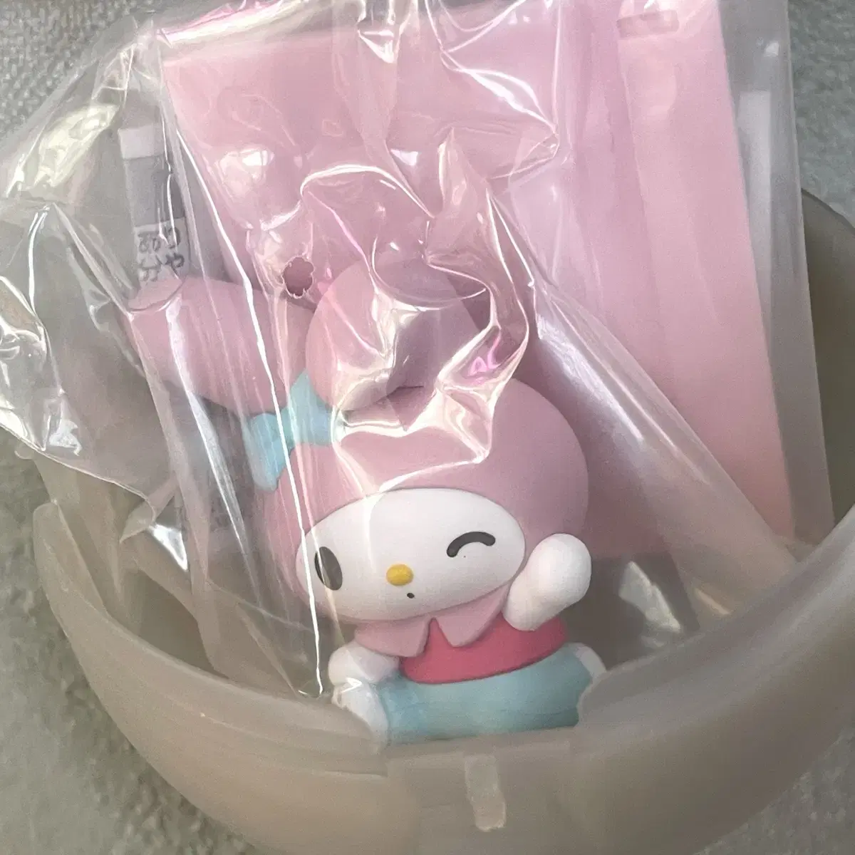 미개봉 산리오 요가 가챠 마이멜로디 피규어