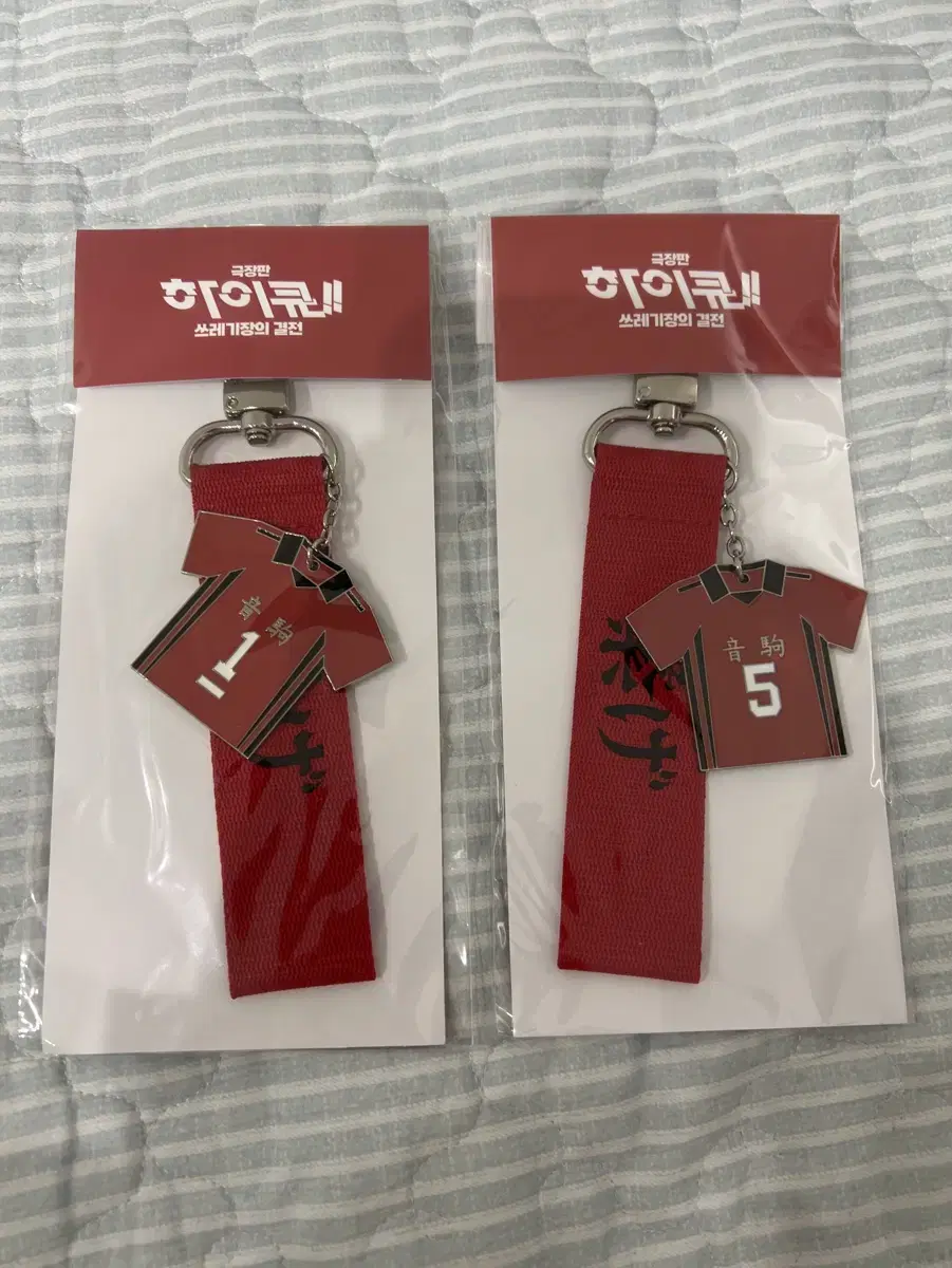 하이큐 CGV/더현대팝업 메탈키링 쿠로오/켄마 양도합니다