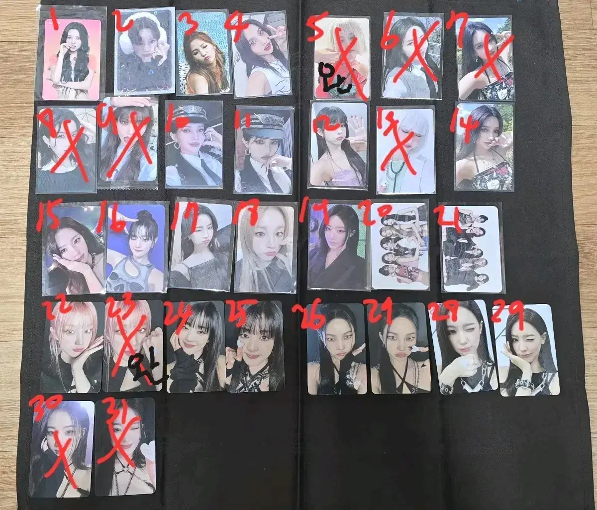 여자아이들 포토카드 급처! 정리 판매