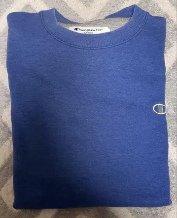 90s 챔피온 에코 어센틱 블루 맨투맨