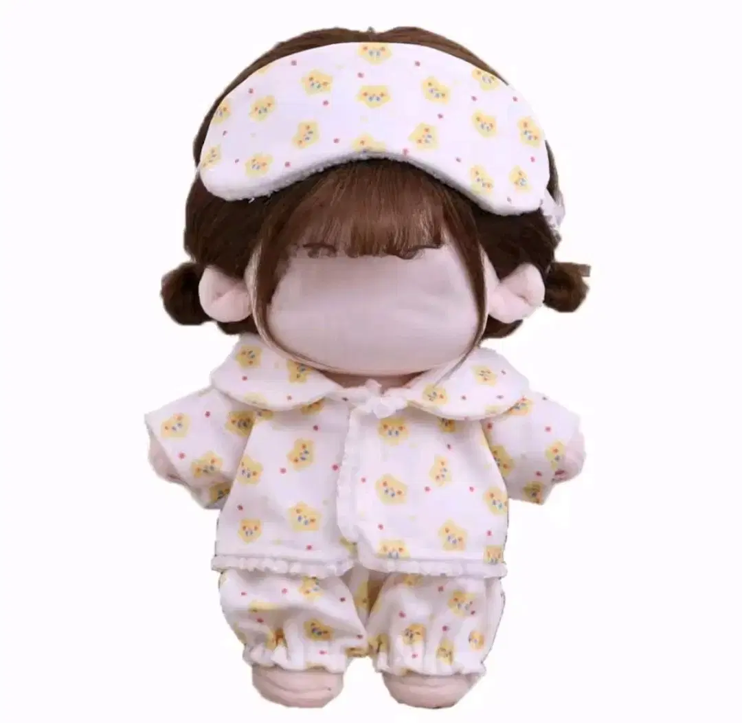 (3 colors) 핸드메이드 안대+잠옷 세트 파자마 20cm 인형 옷