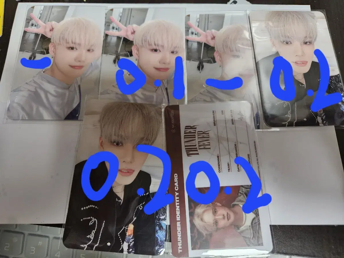 승훈 THUNDER ver 포카 팝니다.