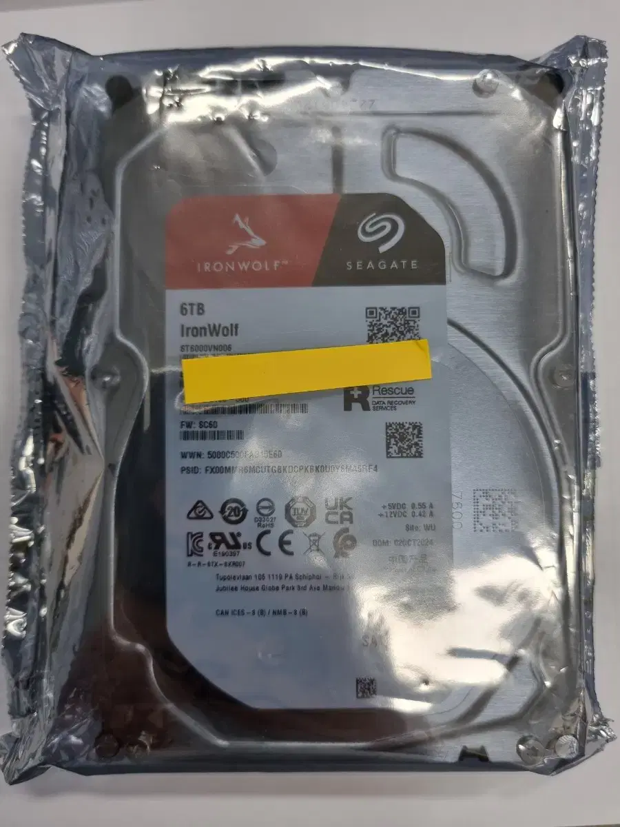 SEAGATE 씨게이트 NAS HDD 6TB
