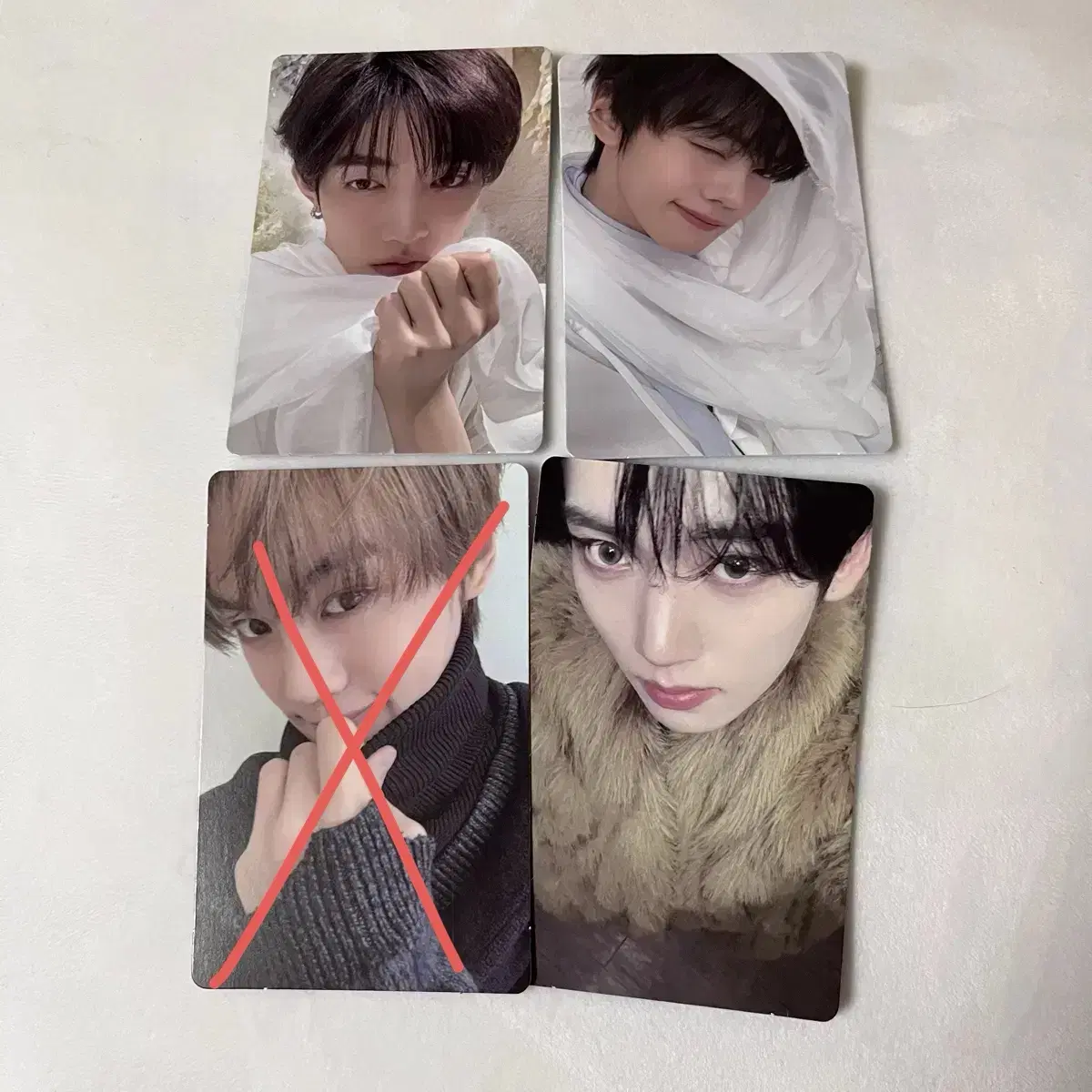 제로베이스원 장하오, 김규빈, 한유진 포카