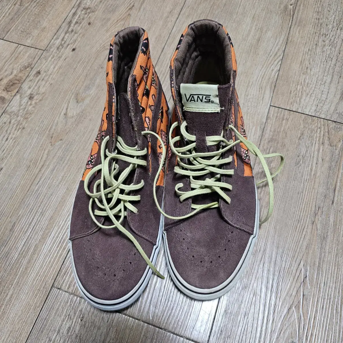 반스 볼트Vans Vault SK8 Hi LX  서프 샤카 오렌지 270