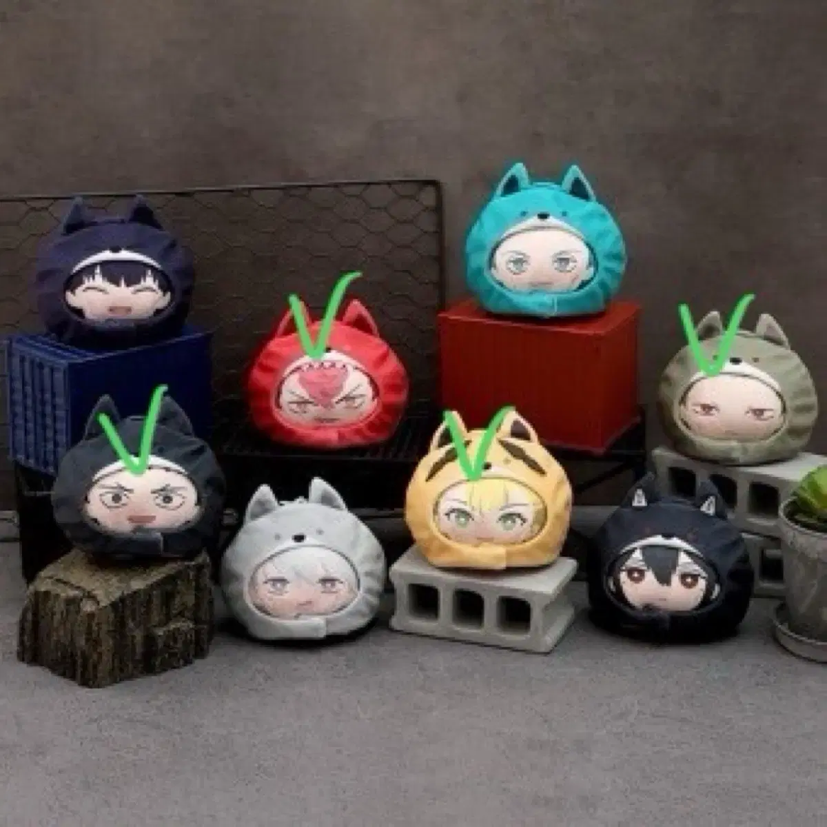 Gyosu 8 Anizukin Manjyuni Doll Tsumtsum Tsumtsum Kafka Kikoru Iharu Aoi