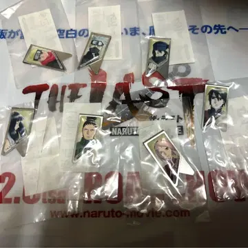 레어 NARUTO THE LAST 북클립 7개 세트