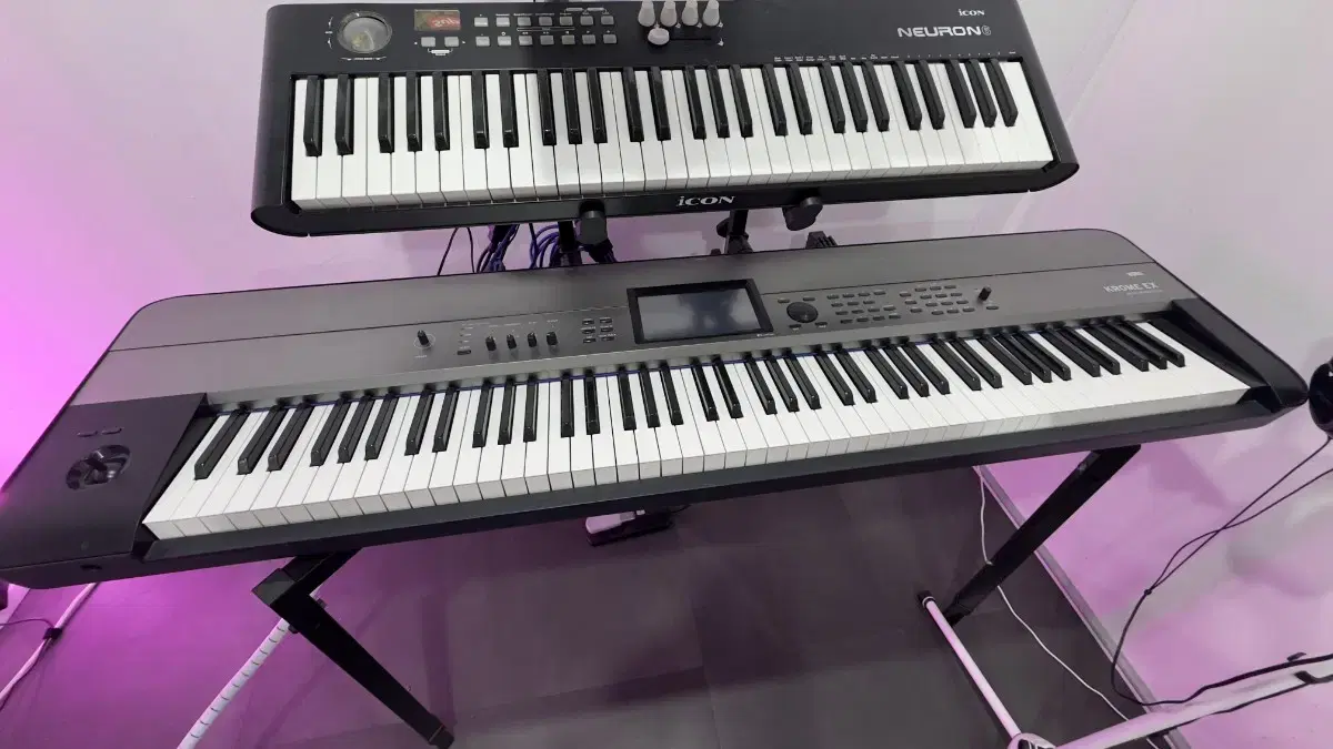 korg krome ex 88건반 신디사이저 음악장비 전자 작곡 미디