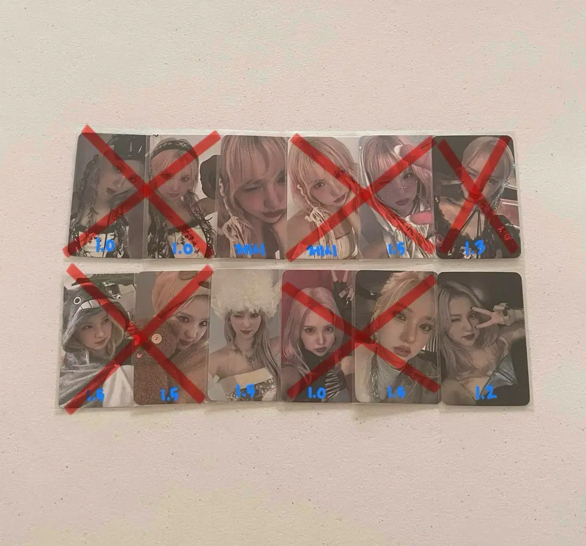여자친구 비비지 은하 매니악 미공포 포카 럭드 양도 판매 신비 엄지 분철