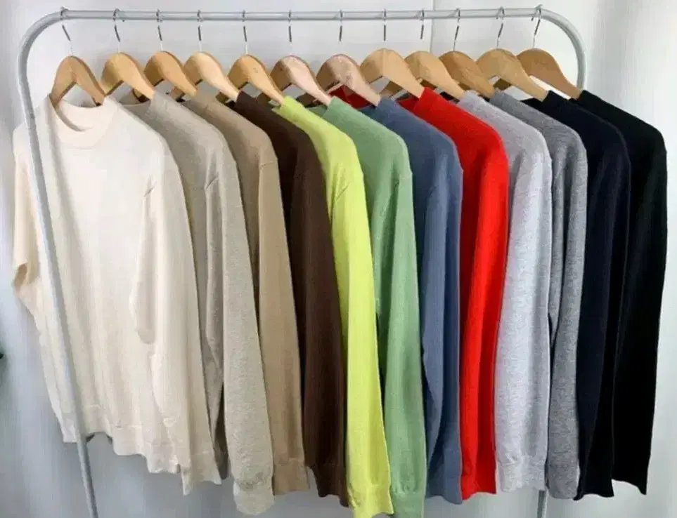 [새상품] 남자 캐시 라운드 기본니트 12color (M,L)