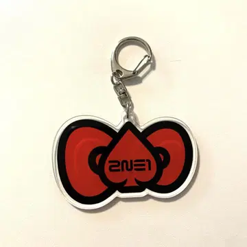2NE1 헬로키티 콜라보 리본 아크릴 키링
