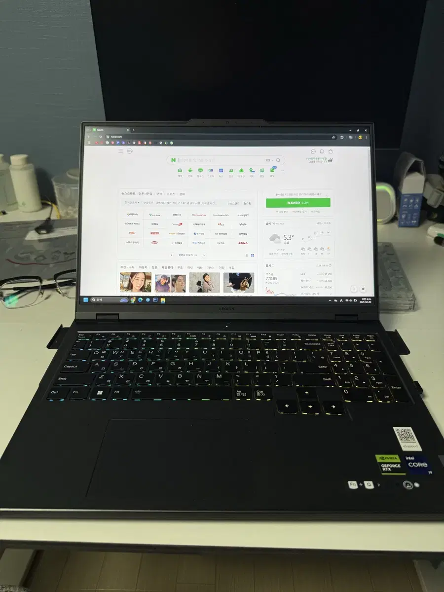 레노버 리전 프로 5i  i9-14900 RTX4070 번장에서 최고사양