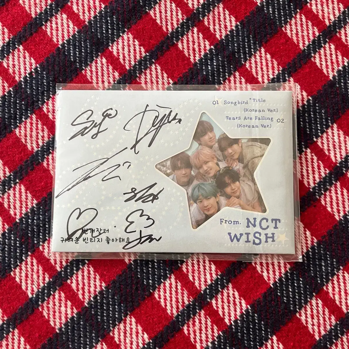 NCT WISH songbird サイン アルバム NCT WISH Songbird サイン入りCD - メルカリ