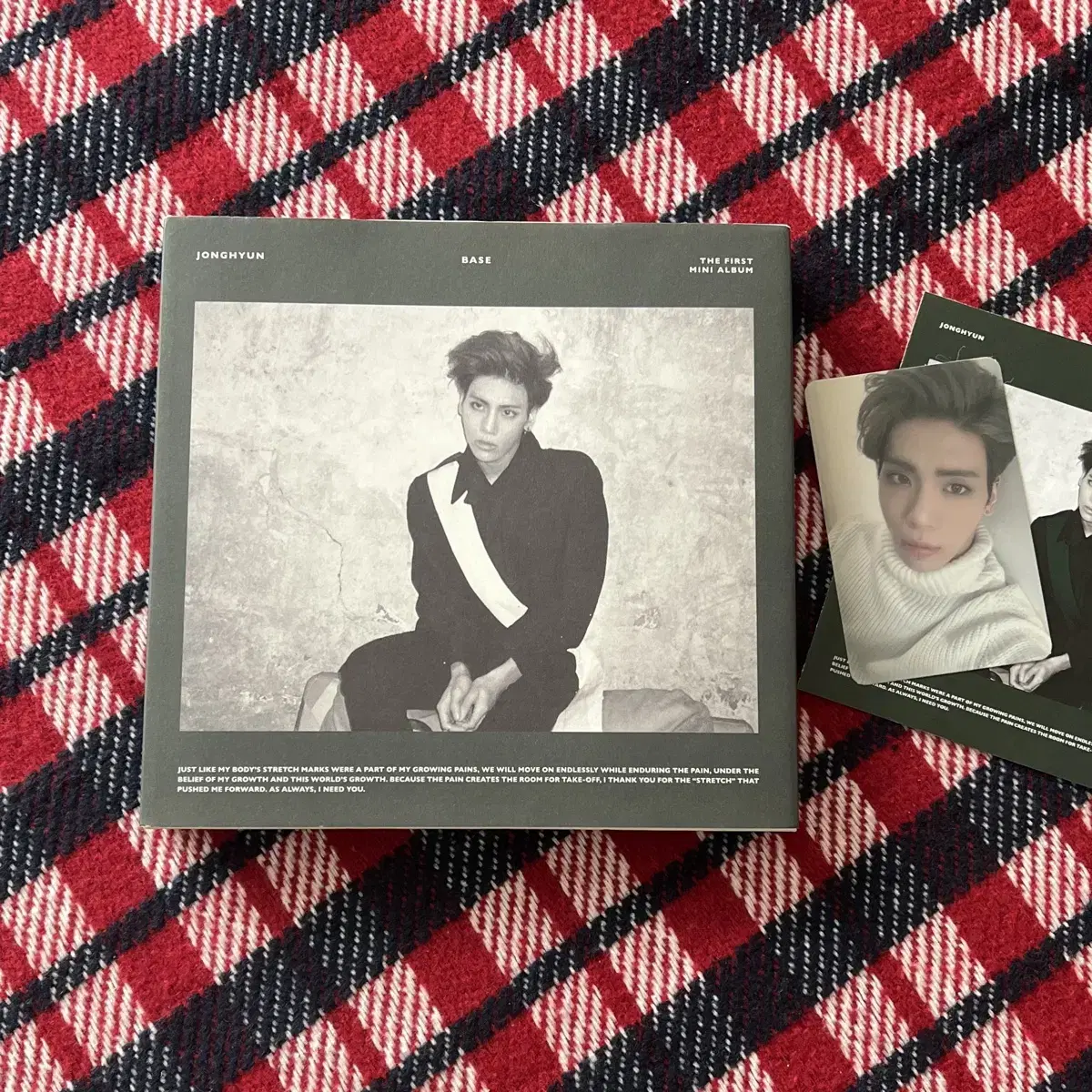 샤이니 종현 베이스 개봉 앨범, 포토카드 포함, 그린 버전 (비매)