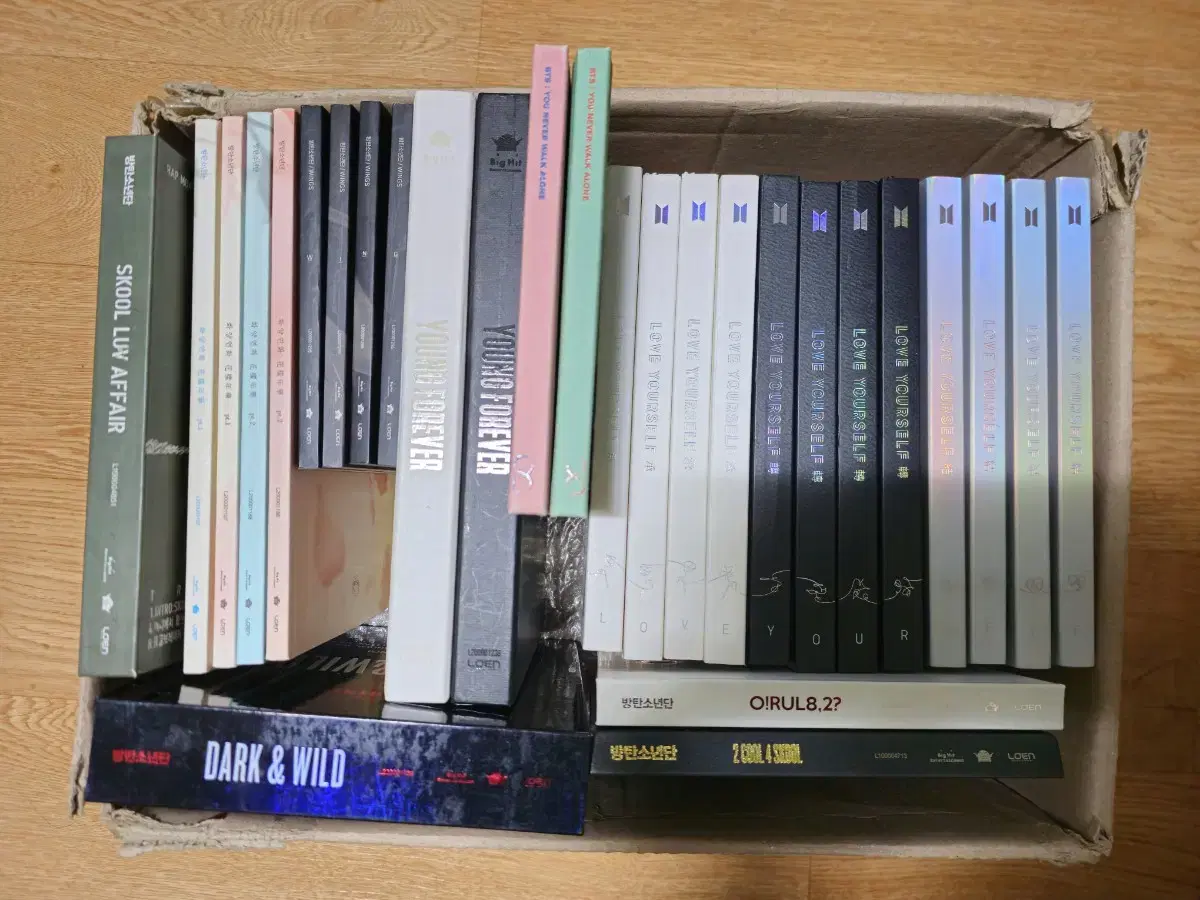방탄소년단 앨범 일괄 (BTS ALBUM)